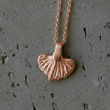 Gold Leaf Necklace • Tiny Botanical Charm • Minimal Nature Pendant • Handmade Everyday Jewelry