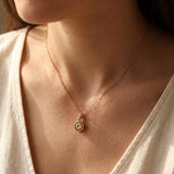 Dainty Gold Plant Necklace • Handmade Botanical Charm • Minimalist Nature-Inspired Jewelry For Women