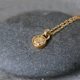 Dainty Gold Plant Necklace • Handmade Botanical Charm • Minimalist Nature-Inspired Jewelry For Women