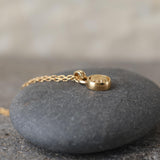 Dainty Gold Plant Necklace • Handmade Botanical Charm • Minimalist Nature-Inspired Jewelry For Women