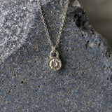 Sterling Silver Plant Necklace • Tiny Botanical Charm • Dainty Minimalist Nature Jewelry For Women