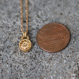 Dainty Gold Plant Necklace • Handmade Botanical Charm • Minimalist Nature-Inspired Jewelry For Women