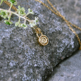 Dainty Gold Plant Necklace • Handmade Botanical Charm • Minimalist Nature-Inspired Jewelry For Women