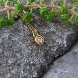 Dainty Gold Plant Necklace • Handmade Botanical Charm • Minimalist Nature-Inspired Jewelry For Women