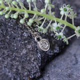 Sterling Silver Plant Necklace • Tiny Botanical Charm • Dainty Minimalist Nature Jewelry For Women