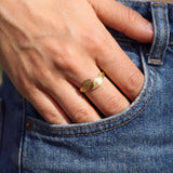 Open Leaf Ring • Nature Inspired Gold Wrap Ring For Women • Dainty Handmade Jewelry