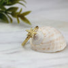 Delicate Gold Starfish Ring
