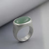 Sterling Silver Green Aventurine Ring