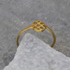 Gold Geometric Lattice Ring