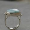 Sterling Silver Larimar Ring