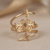 Gold Spiral Wrap Ring