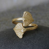 Gold Wrap Leaf Ring