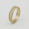 Men’s Gold Geometric Cut-Out Ring