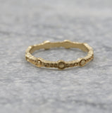 טבעת זהב וינטג' 18 קראט