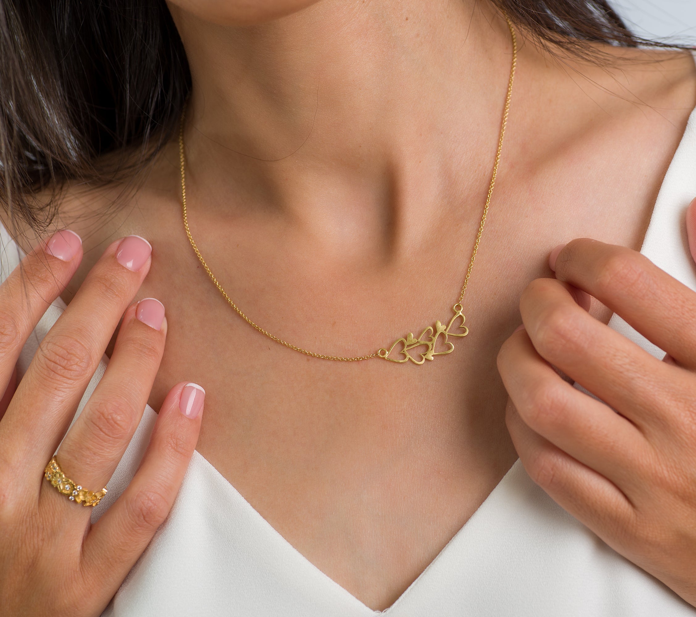 14k Solid Gold Necklaces | Monica Vinader