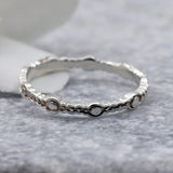 Intricate Dainty Sterling Silver Rings