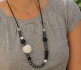 Chic Fimo Beaded Necklace for Women
