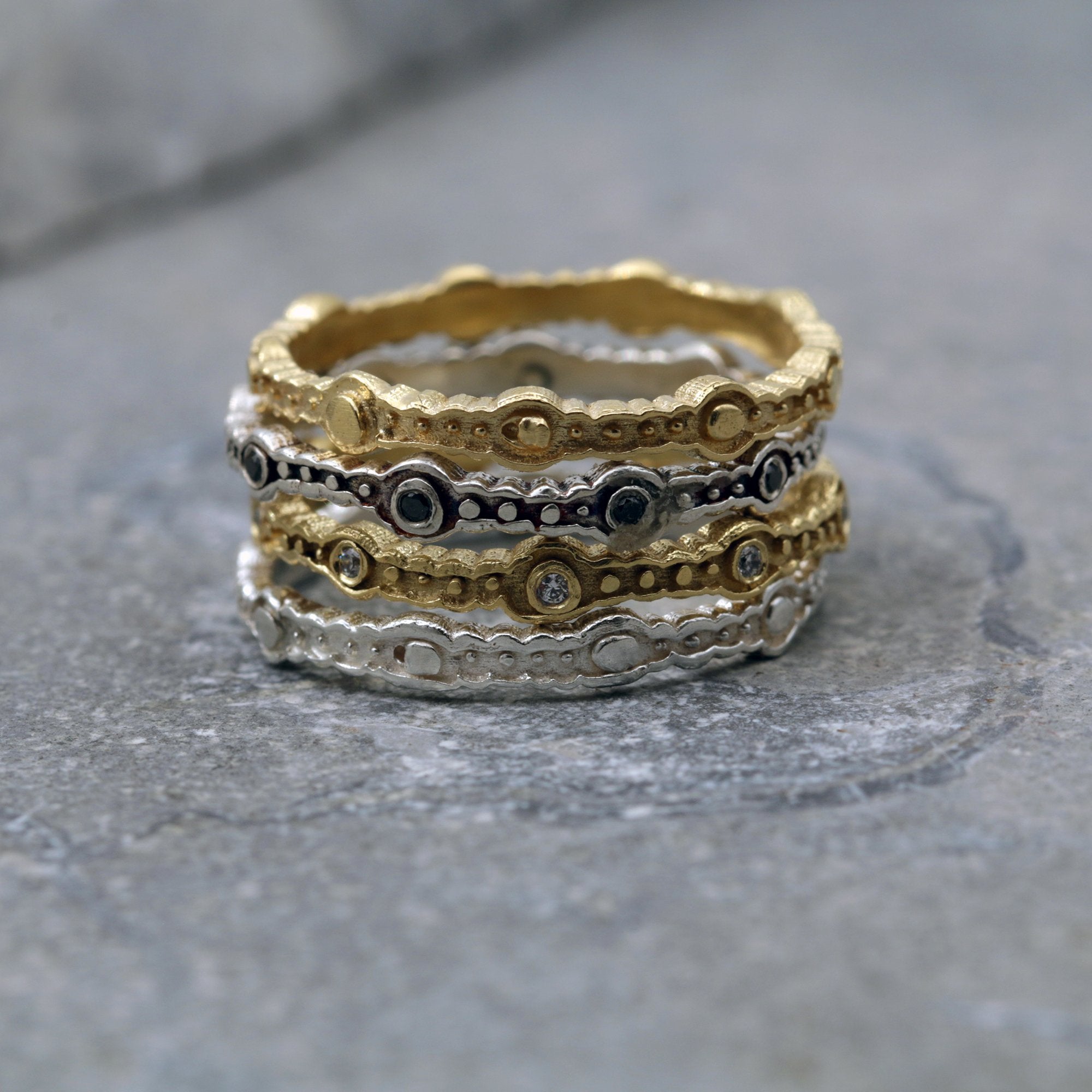 Handmade Zircon Ring-fb