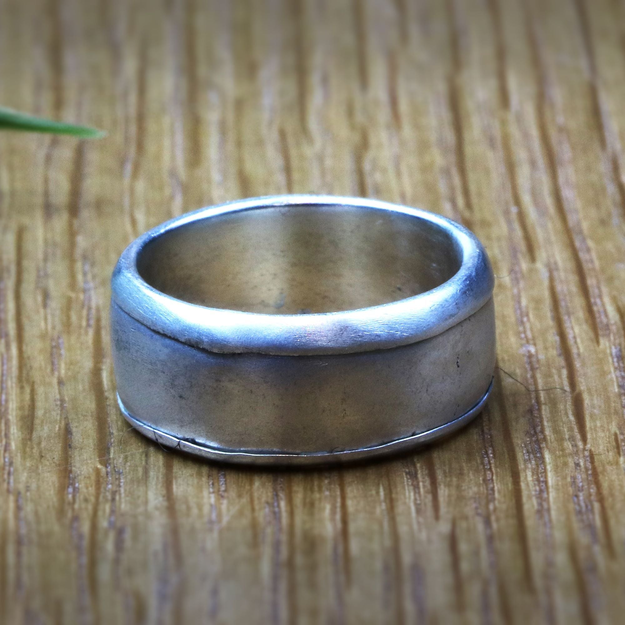 2-Tone Black & Polished Stainless Steel Ring. Wholesale -  Kingscrossjewelry.com