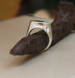 טבעת פיריט, טבעת כסף סטרלינג לנשים, טבעת סטייטמנט, טבעת אבן חן מרקיז-fb