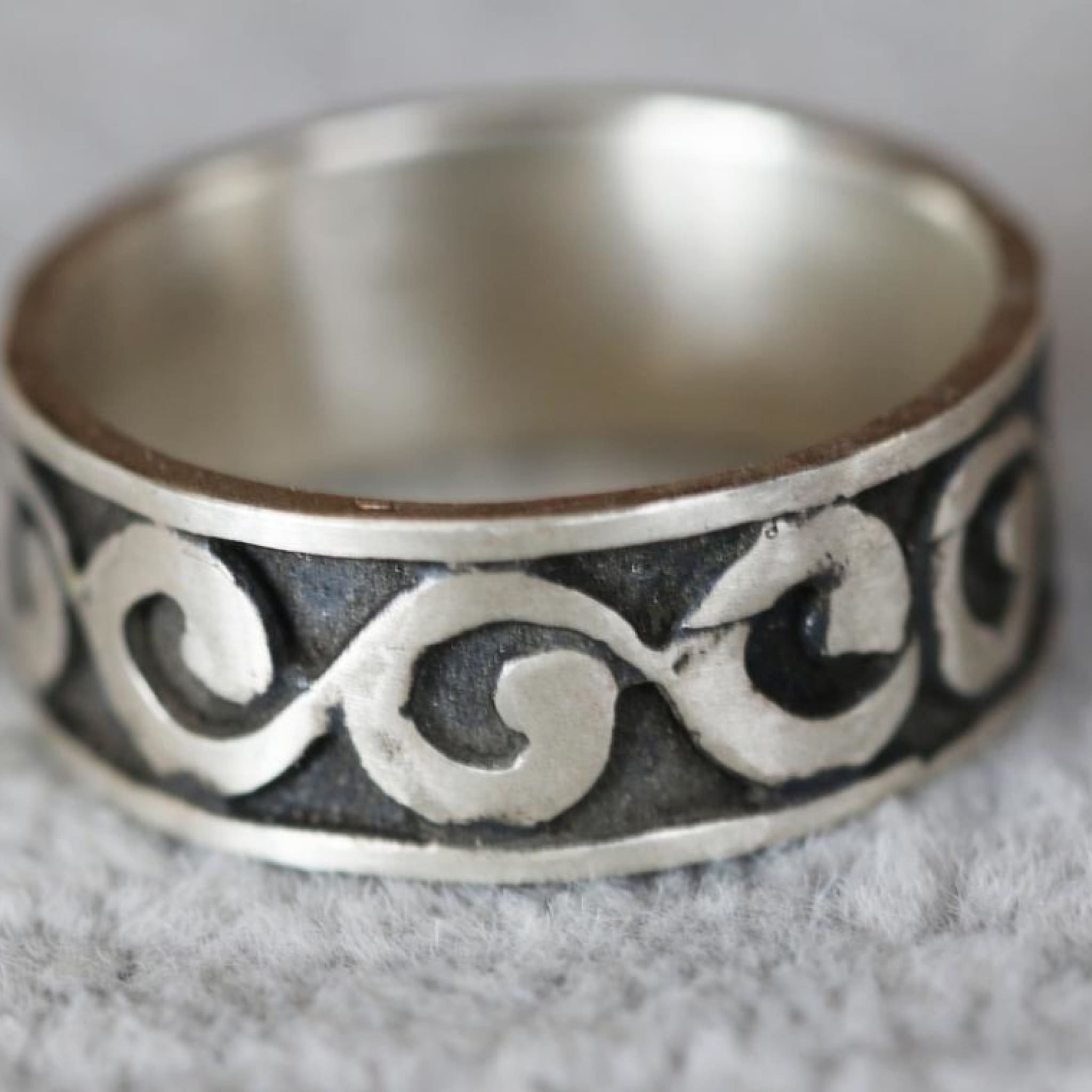 925 Sterling Silver Handmade Band Ring Rings