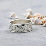 925 Sterling Silver Vintage Band Ring Rings