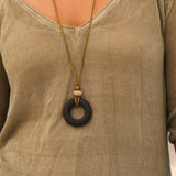Artisanal Lava Bead Necklace Necklaces