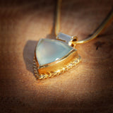 Charming Aquamarine Gemstone Necklace Necklaces