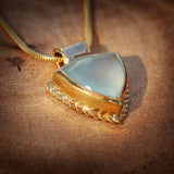 Charming Aquamarine Gemstone Necklace Necklaces