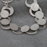 Custom-Made Silver Link Bracelet Bracelets