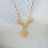 Rabbit Gold Pendant • Rabbit Jewelry • Easter Jewelry Gift • Bunny Jewelry • Bunny Silver Charm Necklace • Rabbit Necklaces For Women