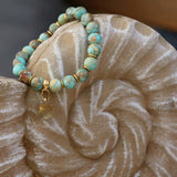 Layering Bead Bracelet Set With Charm Bracelets