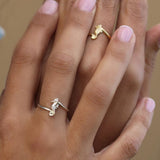 Minimalist Seahorse Jewelry Ring Rings
