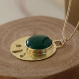 Semi Precious Jade Gemstone Necklace