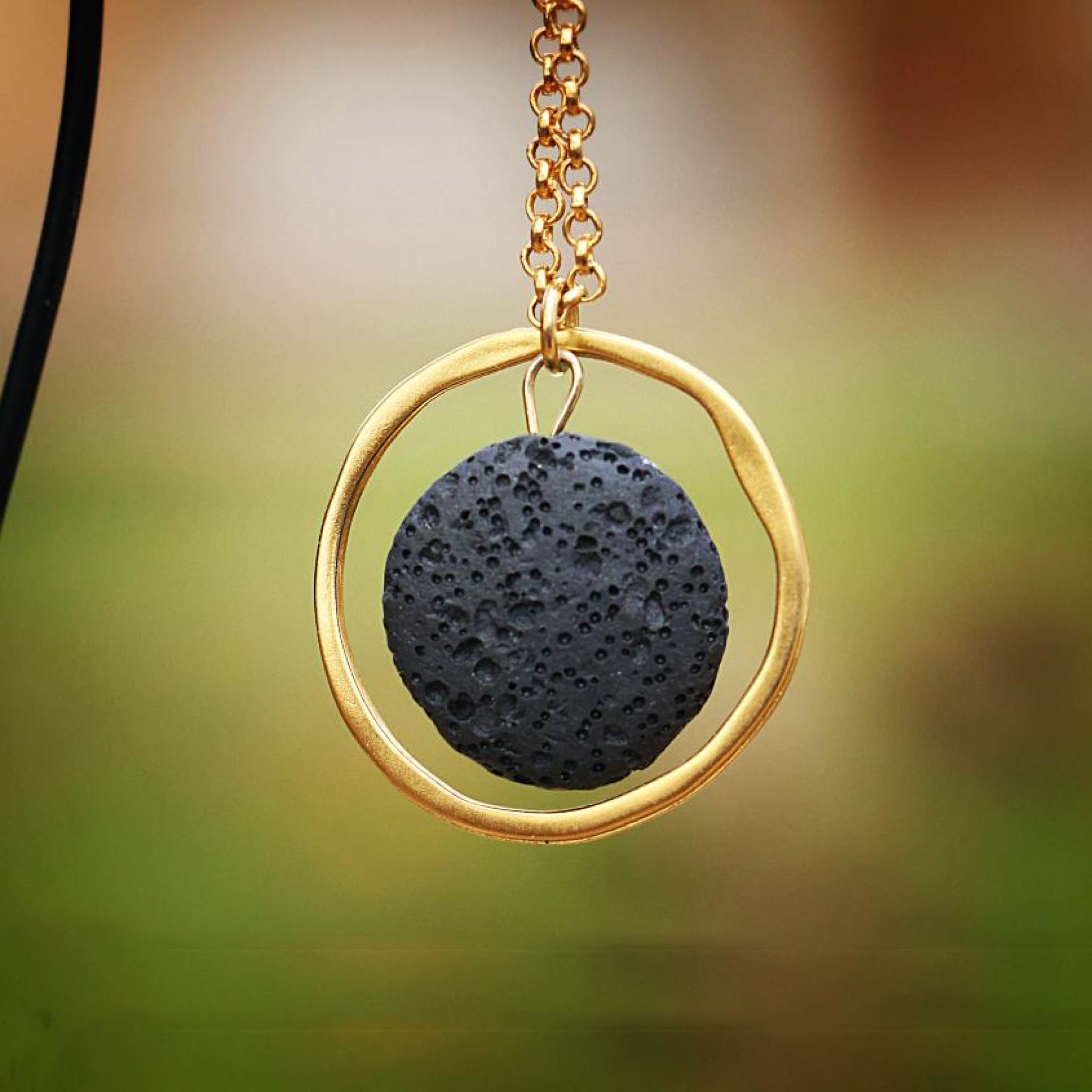 Short Statement Pendant Necklace For Women Rings
